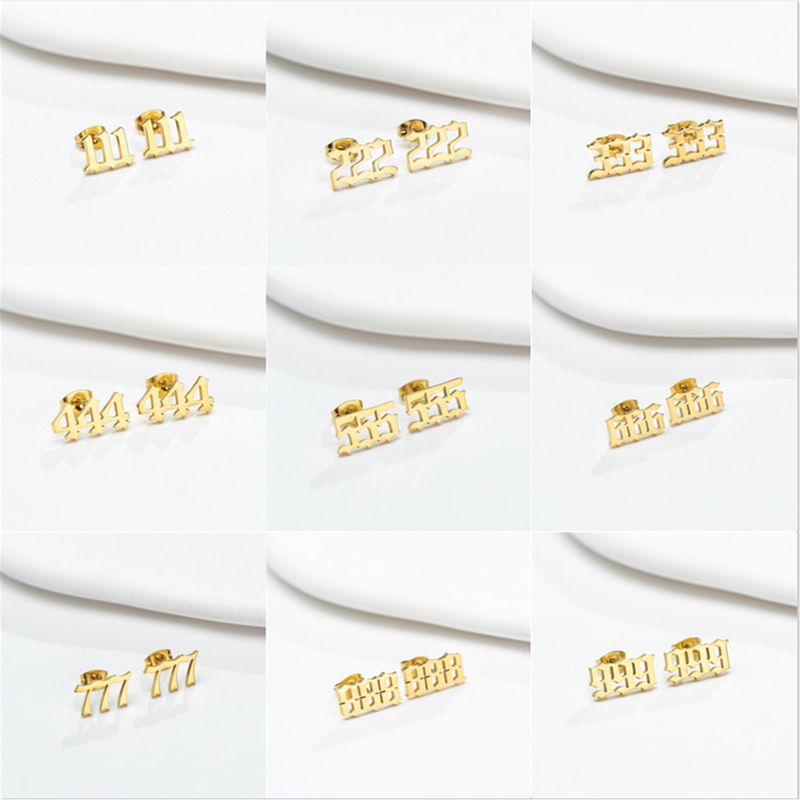 The Echo Number nine repeating-number options in gold tone