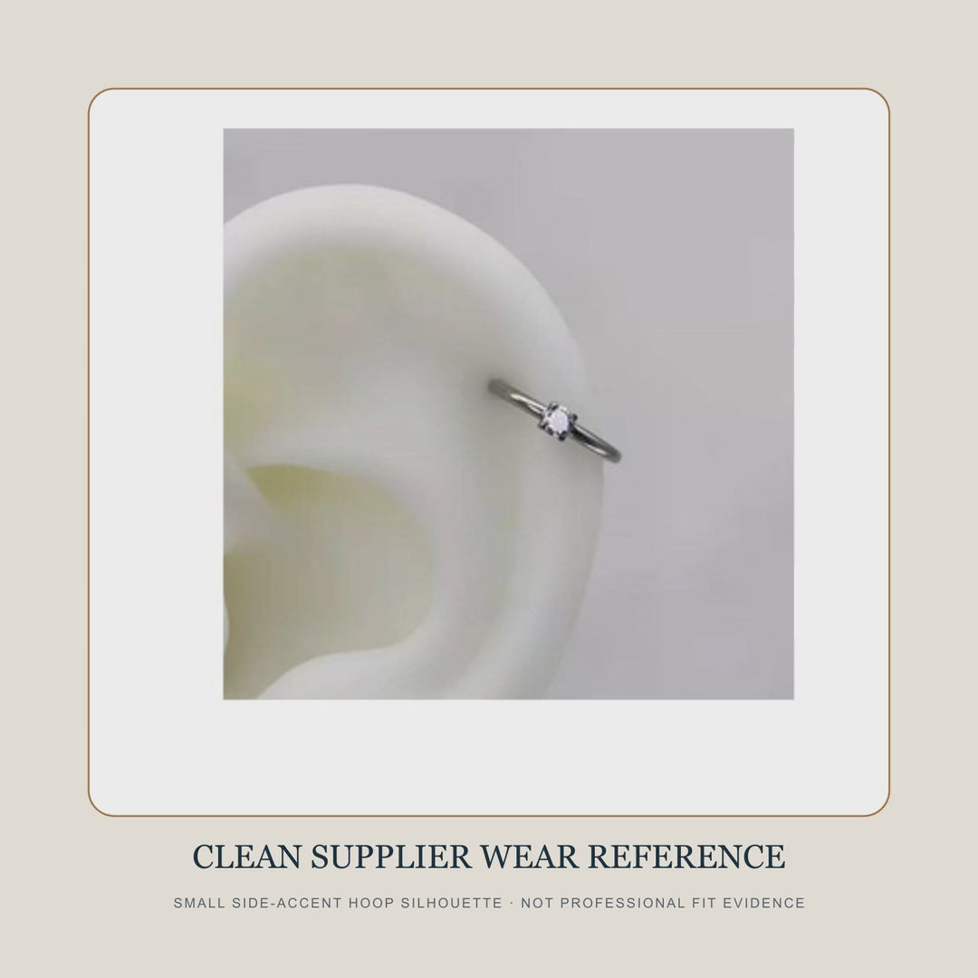 The Partial Side Light side-accent hoop source-evidence review — 15-second product story film