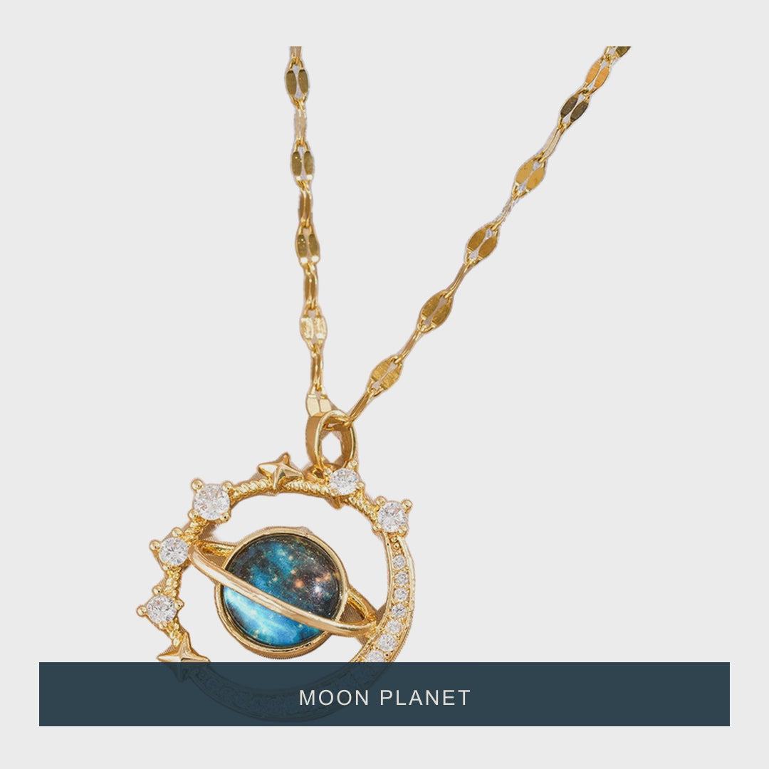 The Little Orbit — Celestial-Style Pendant Necklace — 15-second product story film