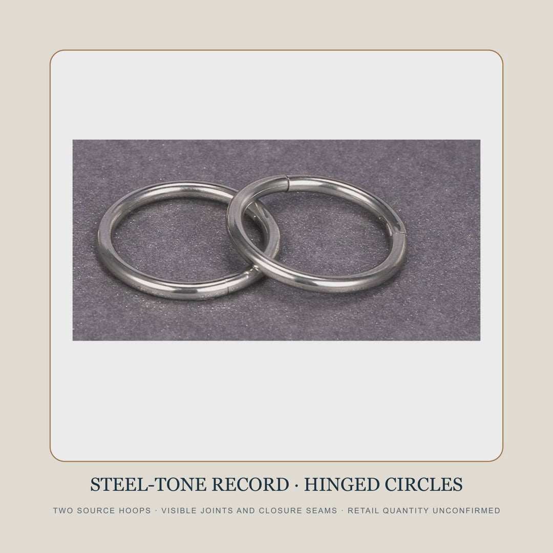 The Three Evidenced Circles Hinged Hoop Family Preview — 15-second product story film
