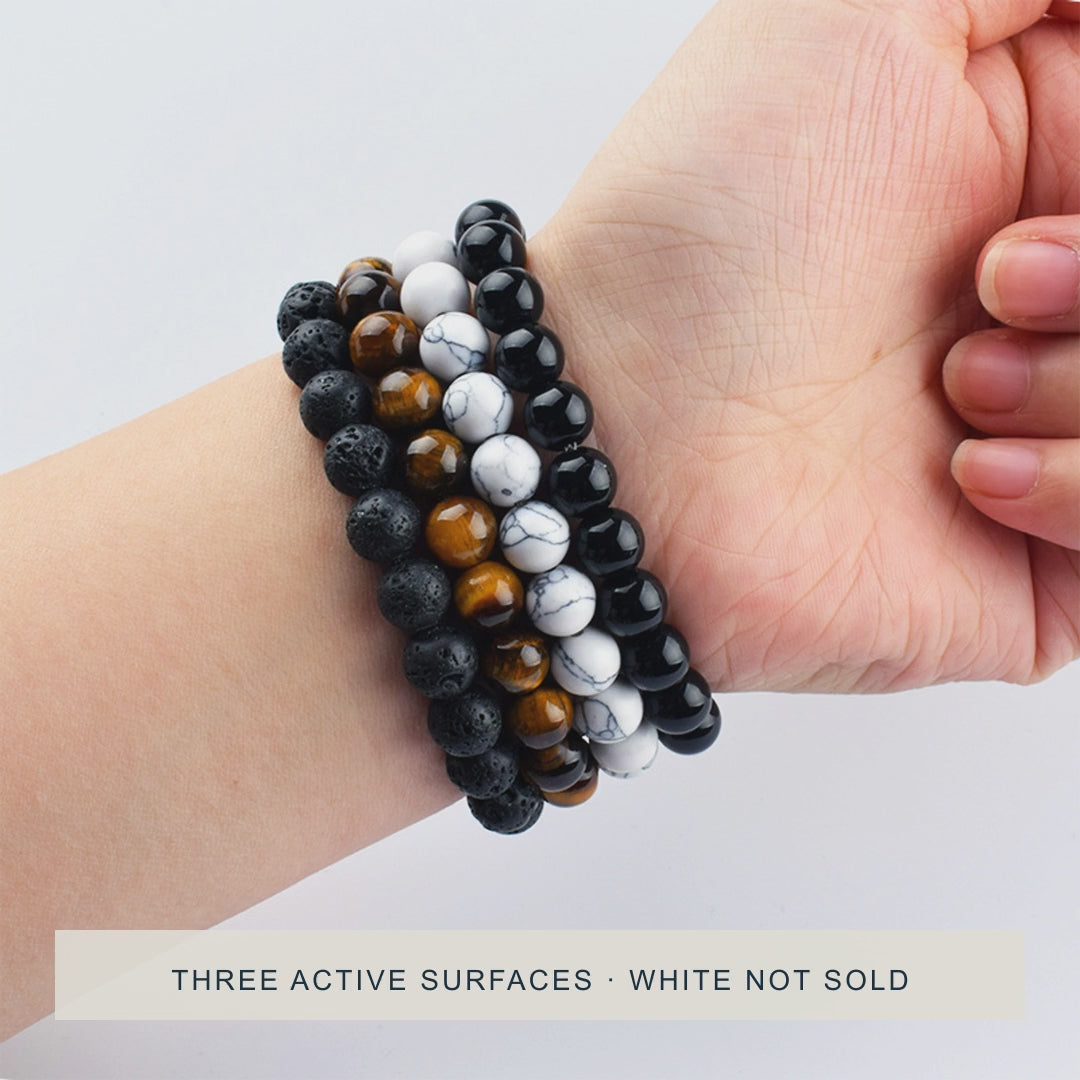 The Three Surfaces — Dark and Banded Bead Bracelets — 15-second product story film