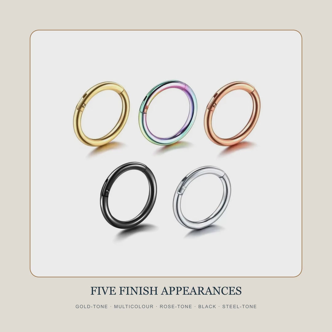 The Five Recorded Circles hinged hoop finish source review — 15-second product story film