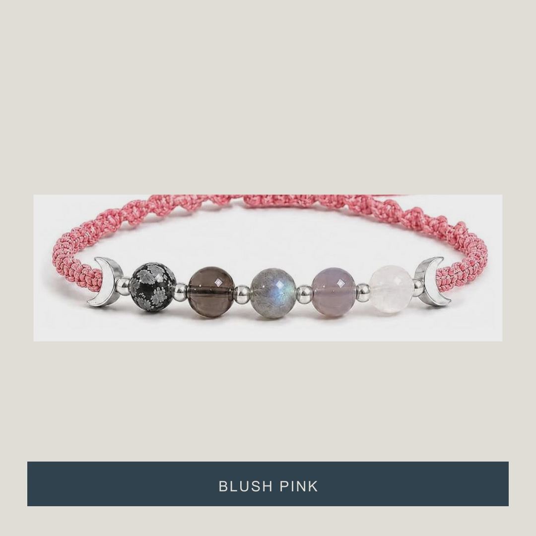 The Five Moons — Five-Bead Adjustable Cord Bracelet — 15-second product story film