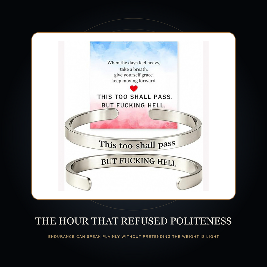 The Passing Hour cuff in the fictional Hour That Refused Politeness Night Archive story scene
