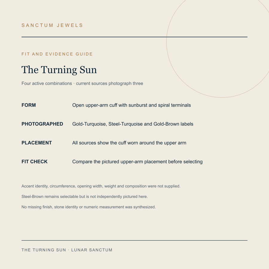 The Turning Sun upper-arm cuff fit and available evidence guide in English