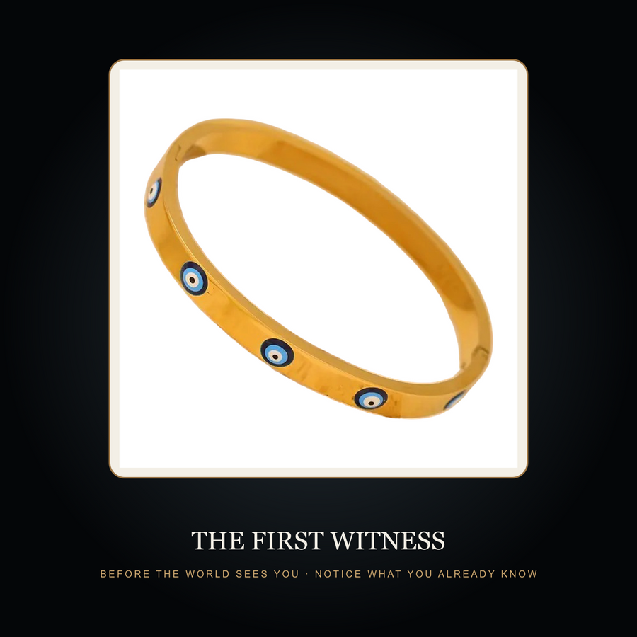 The Wristward bangle in the fictional First Witness story scene