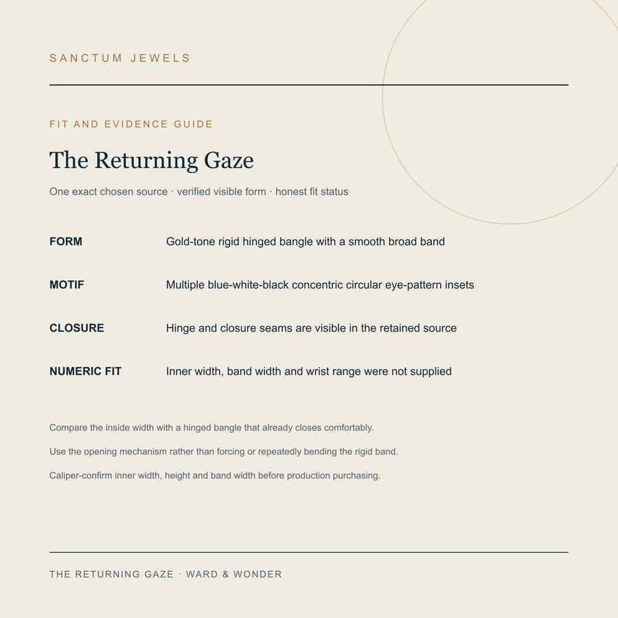 The Returning Gaze English fit and available evidence guide with numeric measurement status