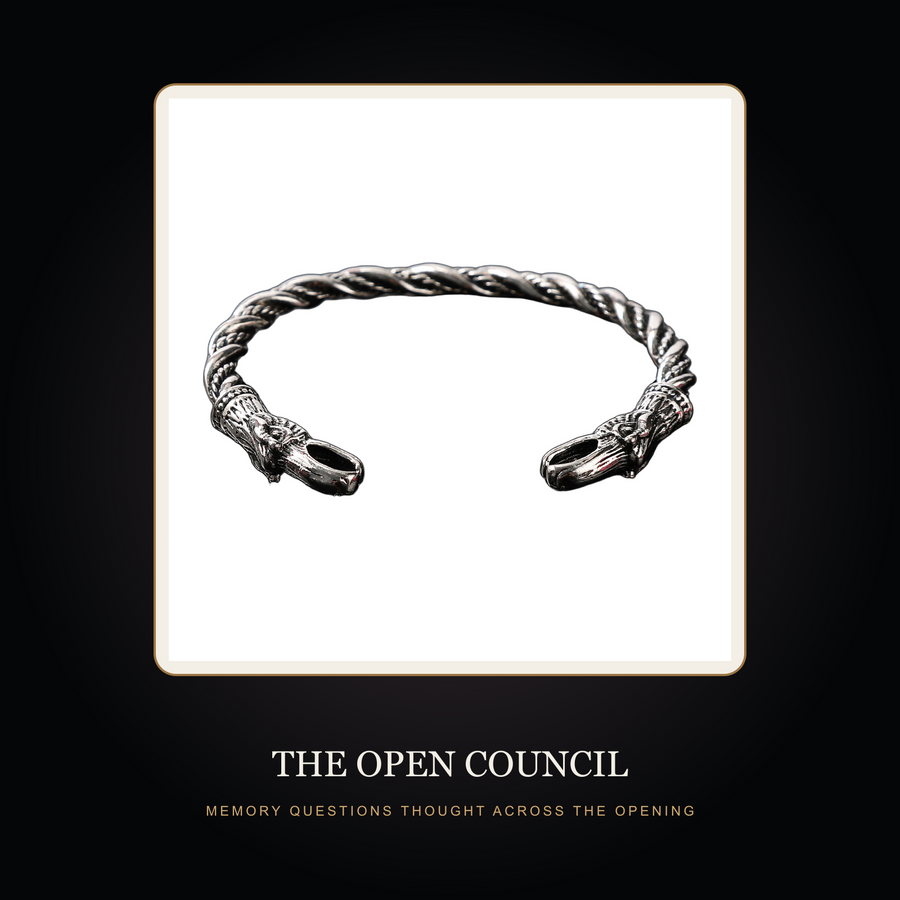 The Ravenwatch cuff in the fictional Open Council story scene