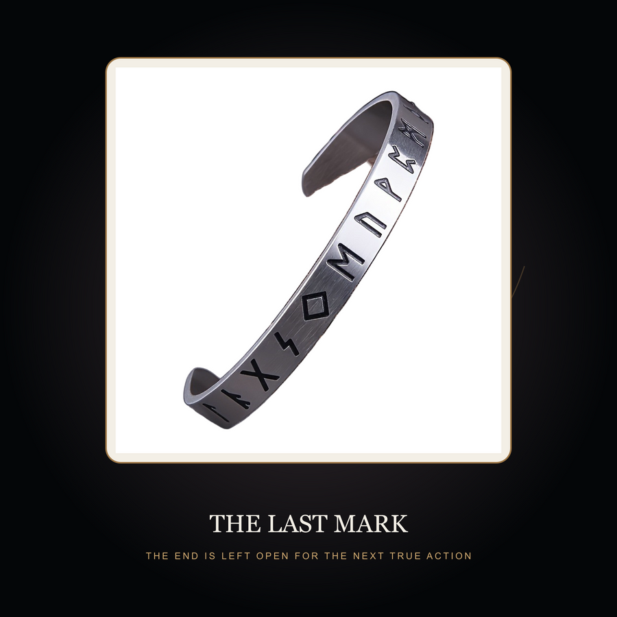 The Runewrit cuff in the fictional Last Mark story scene