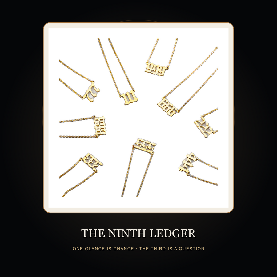 The Returning Number necklaces in the fictional Ninth Ledger story scene