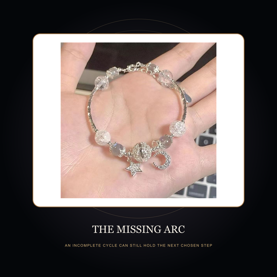 The Broken Orbit bracelet in the fictional Missing Arc threshold scene