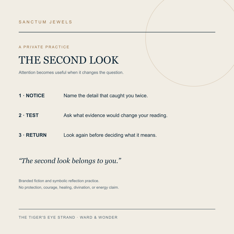The Second Look symbolic reflection card