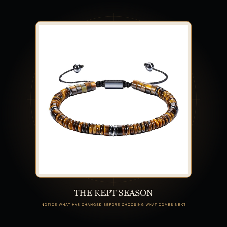 The Kept Season branded story scene for The Sun Wheel bracelet