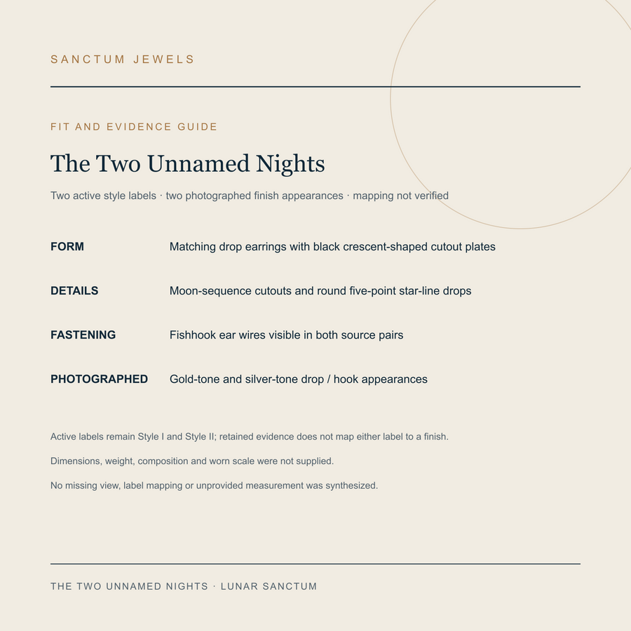 The Two Unnamed Nights available style and evidence guide in English