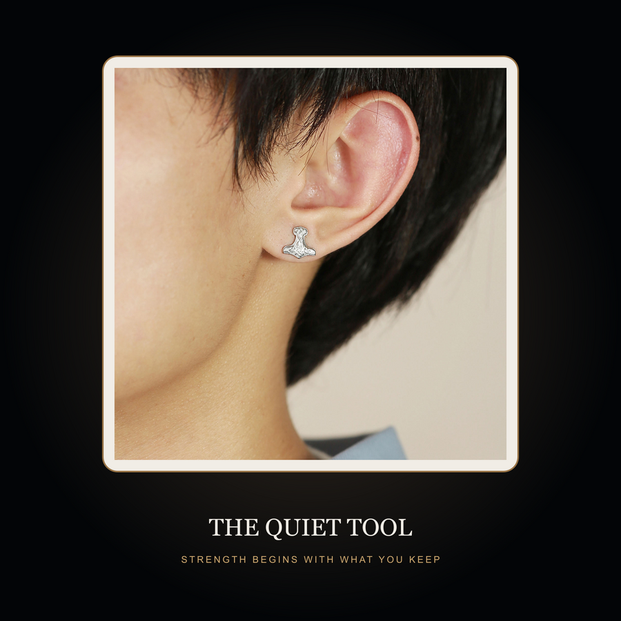 The Battle Axe earring in the fictional Quiet Tool story scene