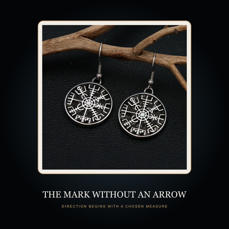 The Northmark earrings in the fictional Mark Without an Arrow story scene