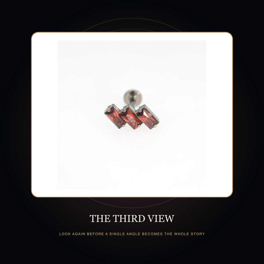 The Threefold Window stud in the fictional Third View threshold story scene