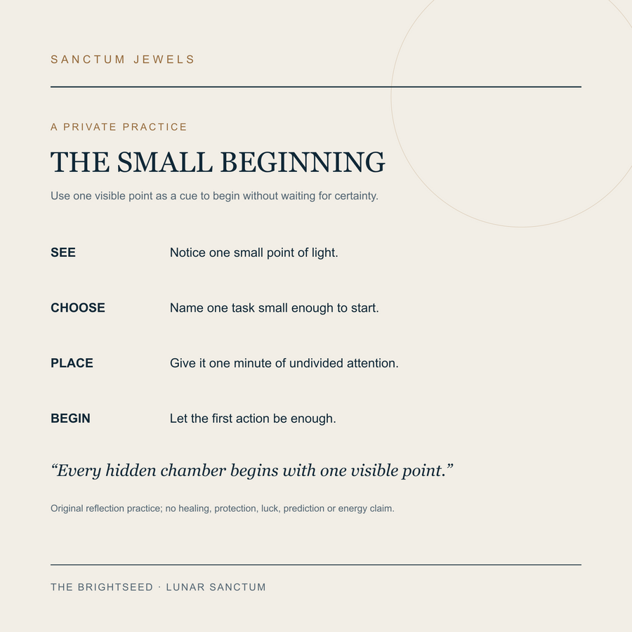 The Brightseed — Four-Color Push-Pin Jewelry Top — small beginning card
