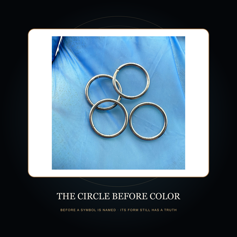 The Uncolored Circle hoop in the fictional Circle Before Color Night Archive story scene