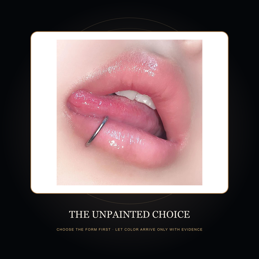 The Uncolored Circle hoop in the fictional Unpainted Choice threshold story scene