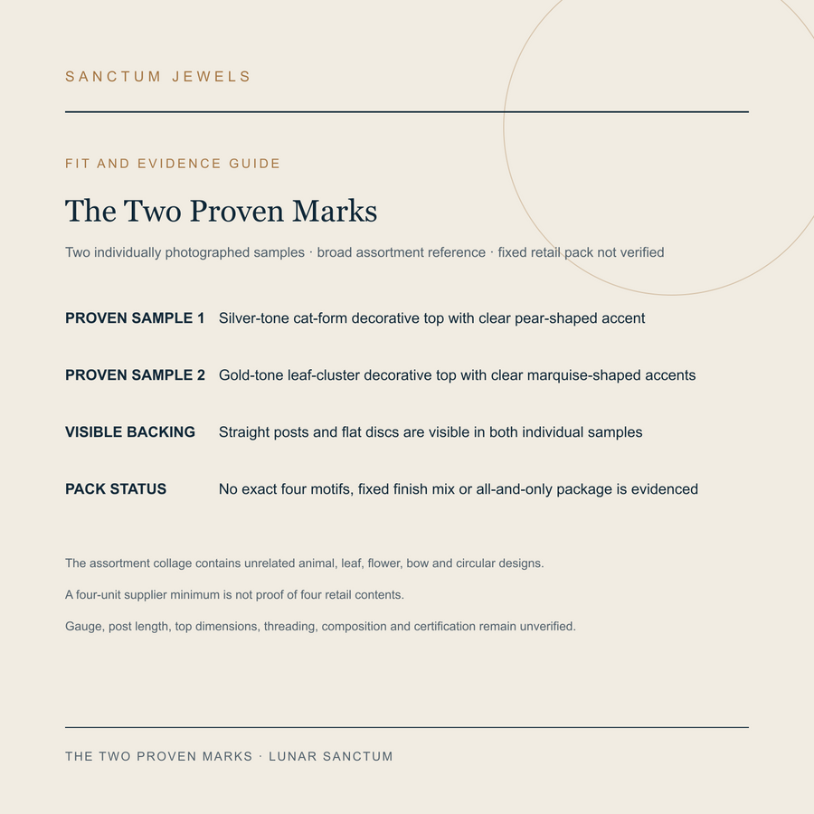 The Two Proven Marks English evidence and unresolved retail-pack guide