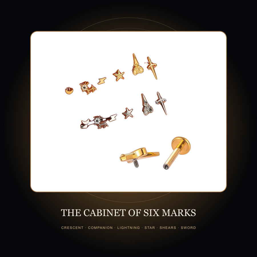 The Night Cabinet six-symbol range in the fictional Cabinet of Six Marks story scene