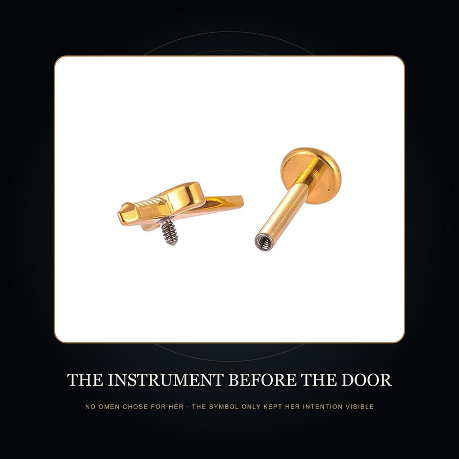 The Night Cabinet threaded mechanism in the fictional Instrument Before the Door story scene