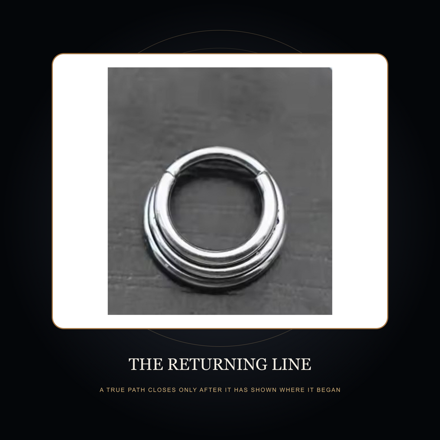The Four Returning Lines hoop in the fictional Returning Line threshold story scene
