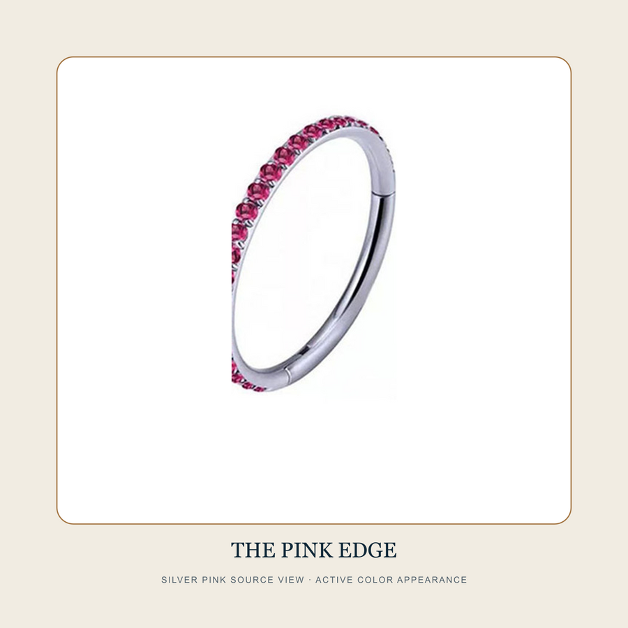 Silver Pink source view of The Three Lit Edges active color appearance