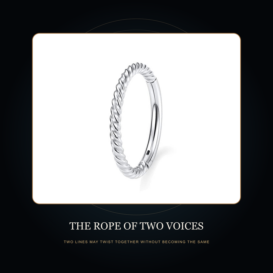 The Two-Strand Path hoop in the fictional Rope of Two Voices Night Archive story scene