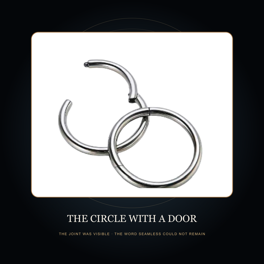 Open and closed hoop mechanism in the fictional Circle With a Door story scene