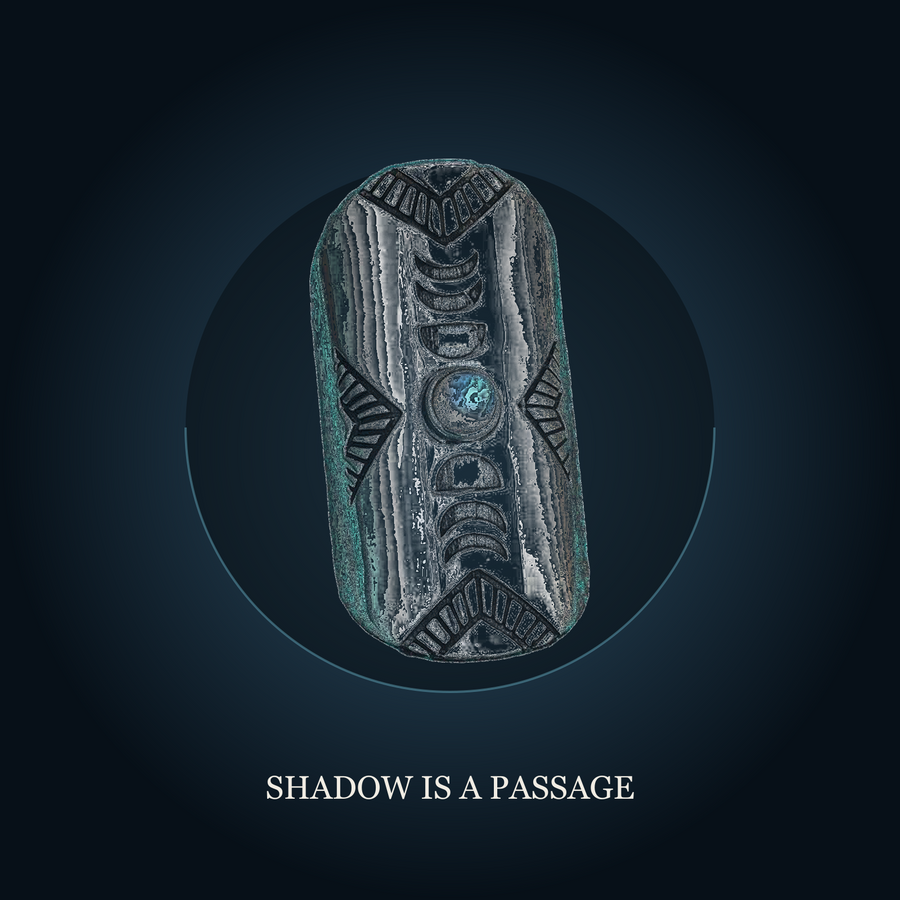 The Lunar Embrace moon phase ring in the fictional eclipse gate scene