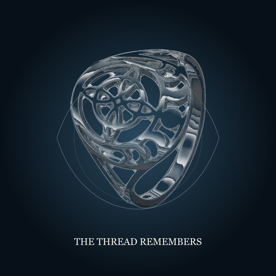 The Witch Knot Steel color ring in the fictional Unnamed Thread scene