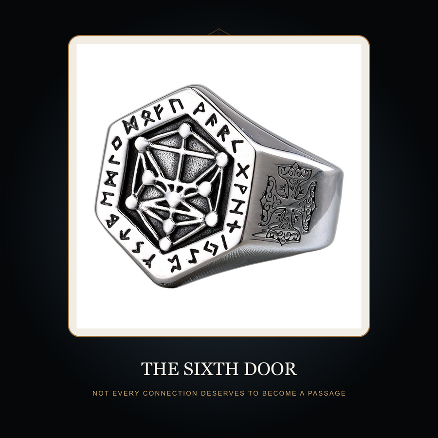 The Night Web ring in the fictional Sixth Door story scene