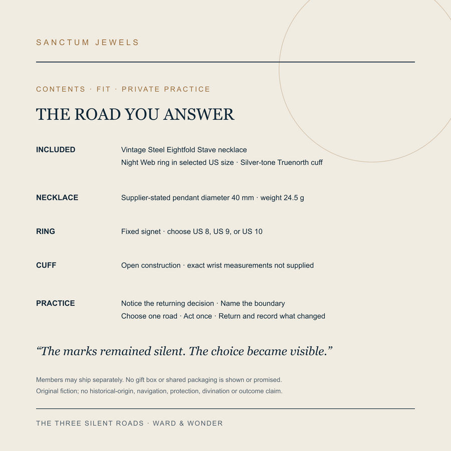 The Three Silent Roads contents fit evidence and private practice guide in English