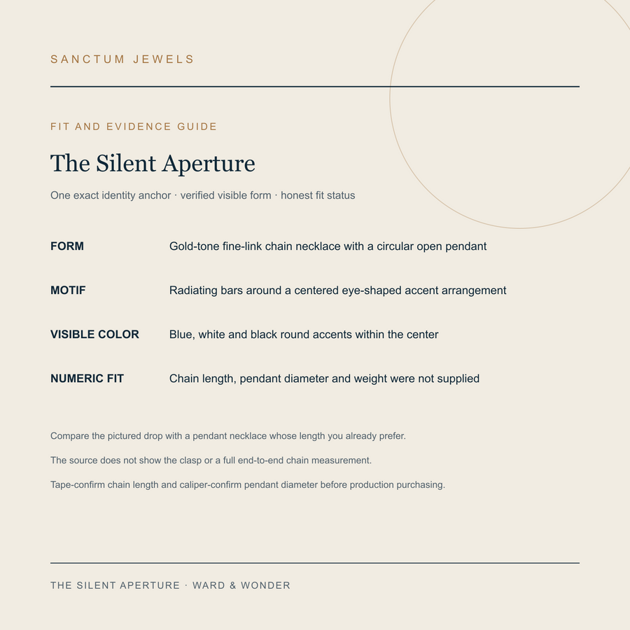 The Silent Aperture English fit and available evidence guide with numeric measurement status